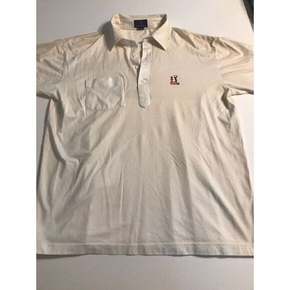 Vintage Embroidered PGA Tour Polo Mens Size L Golf Shirt     I - Picture 1 of 9